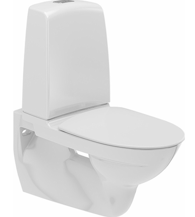 Ifö WC-Stol Vägghängd Spira 6293 Med Mjuksits